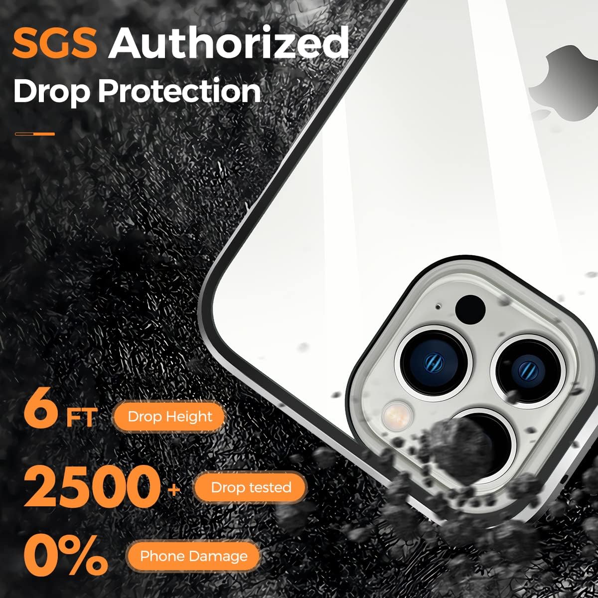 Funda magnética para iPhone 14 Pro Max, 100 % sensibilidad de pantalla, protector de pantalla antimiradas, doble cara 9H, vidrio 9H, privacidad para