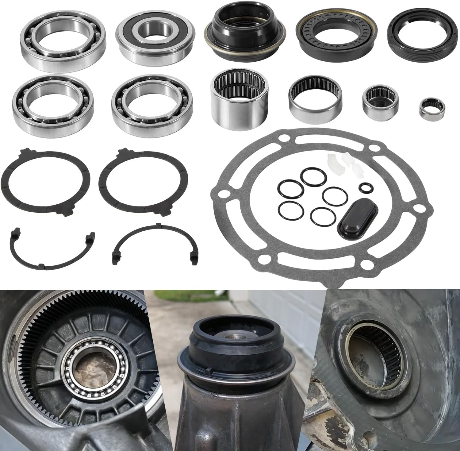 Caja de transferencia NP246 Kit de rodamientos de reconstrucción Caso de transferencia Nuevo proceso 246 apto para GMChevyCadillac 1998-On BK-351
