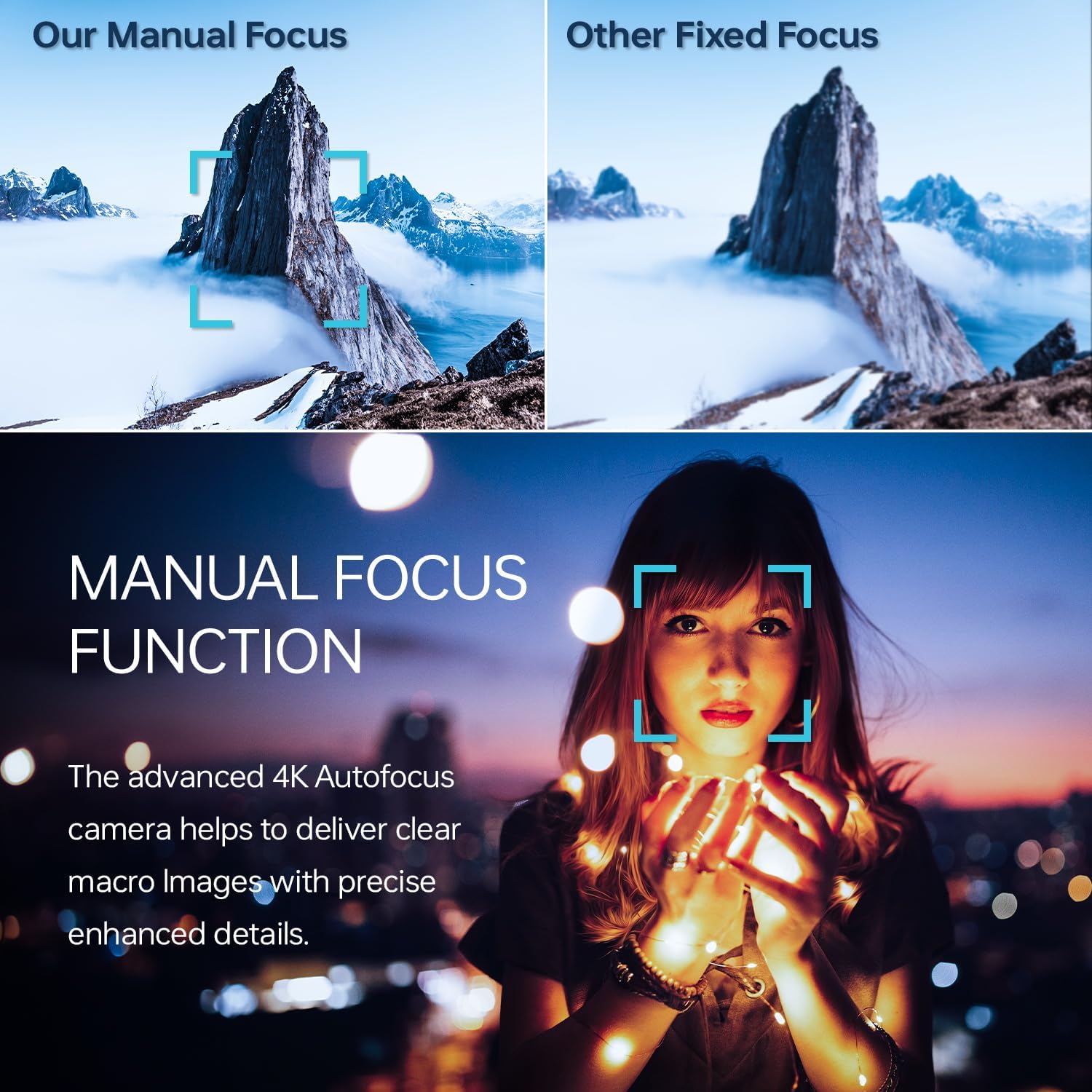 Cámara digital 4K para fotografía con micrófono externo ajustable, cámara de vlogging de 48MP para YouTube y video, gran angular de 2.047 in y lente