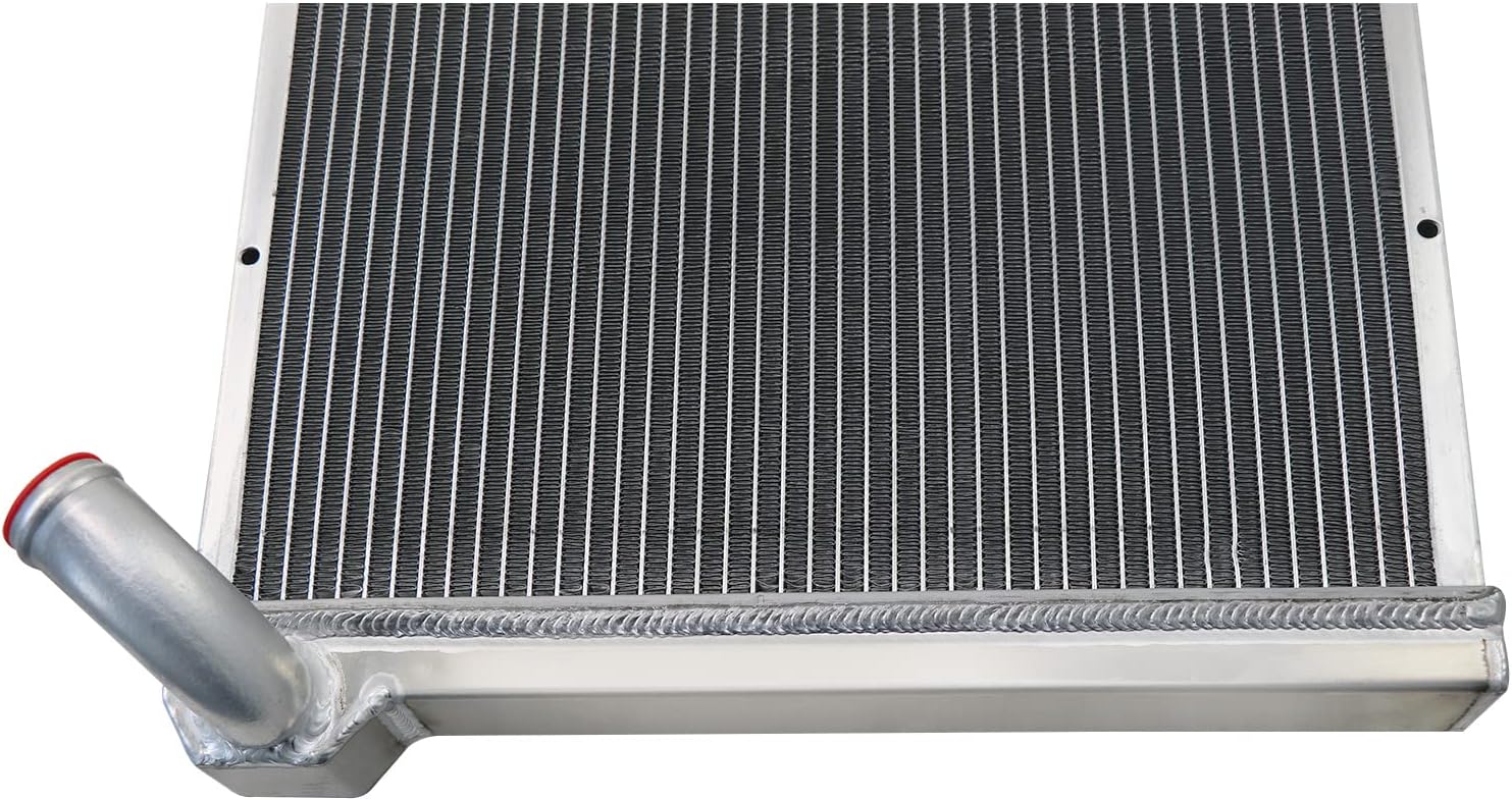 KUUHLERSAT Radiador de aluminio completo para 1973-1976 74 Chevy Corvette Base Stingray 5.7L 7.4L, 3 filas Core Radiador de enfriamiento