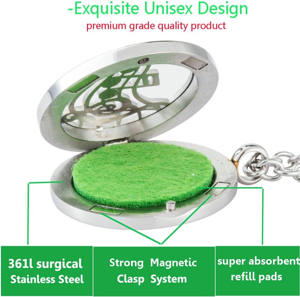 Collar difusor de aromaterapia, colgante de animales, collar de aceite esencial para mujeres, regalos para adolescentes y niñas