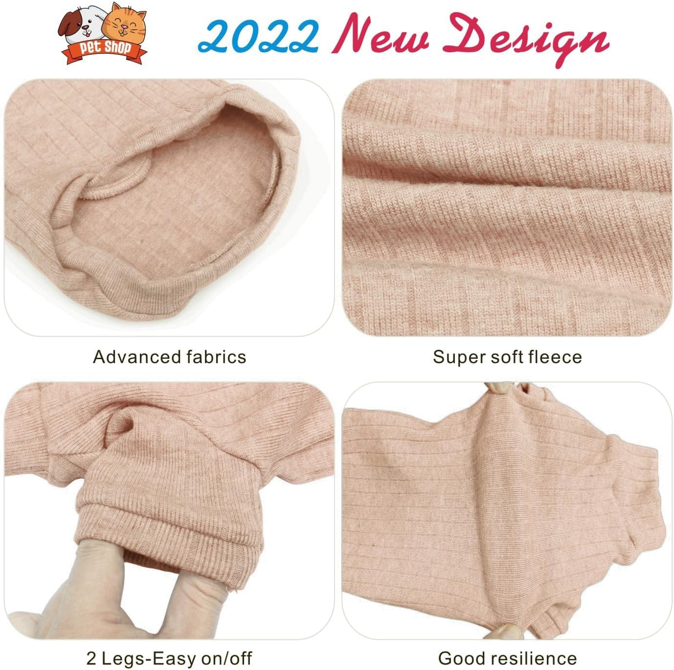 Idepet Sphynx Suéter de gatos sin pelo, ropa suave para cachorros, lindo pijama de gato, ropa de algodón para mascotas, cuello alto de invierno para