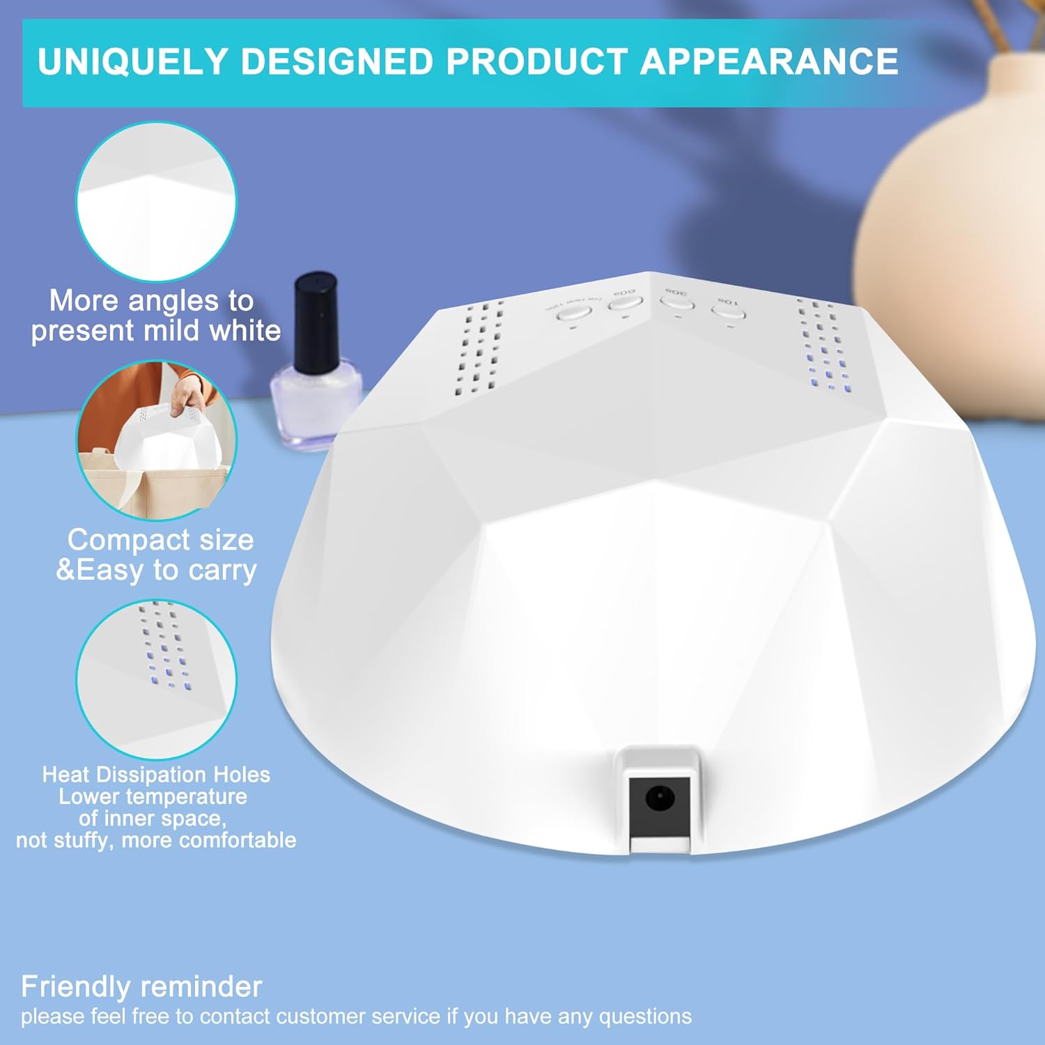 UV LED Gel Secador de uñas LED Luz de uñas para Flash Curado Nail Lamp DIY Nail Art