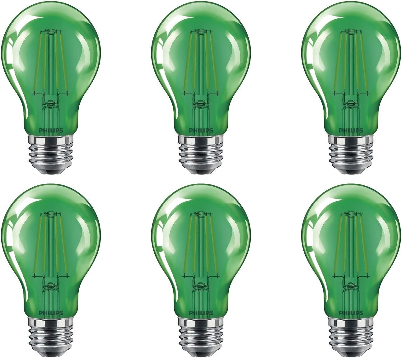 Philips Focos LED 538207 A19 Cristal de filamento, 538249