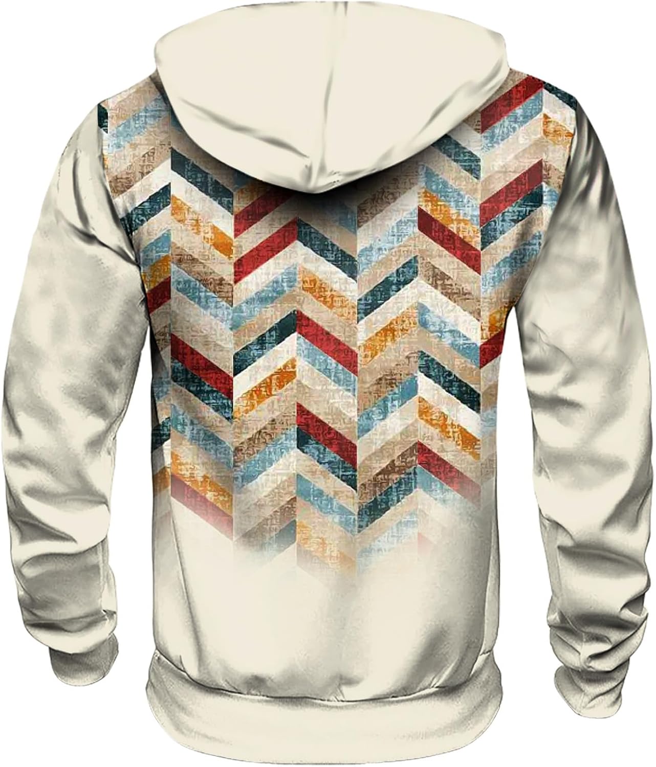 WENKOMG1 Sudaderas con capucha para hombre, manga larga, casual, estampada, para invierno, otoño, artística, con bolsillo