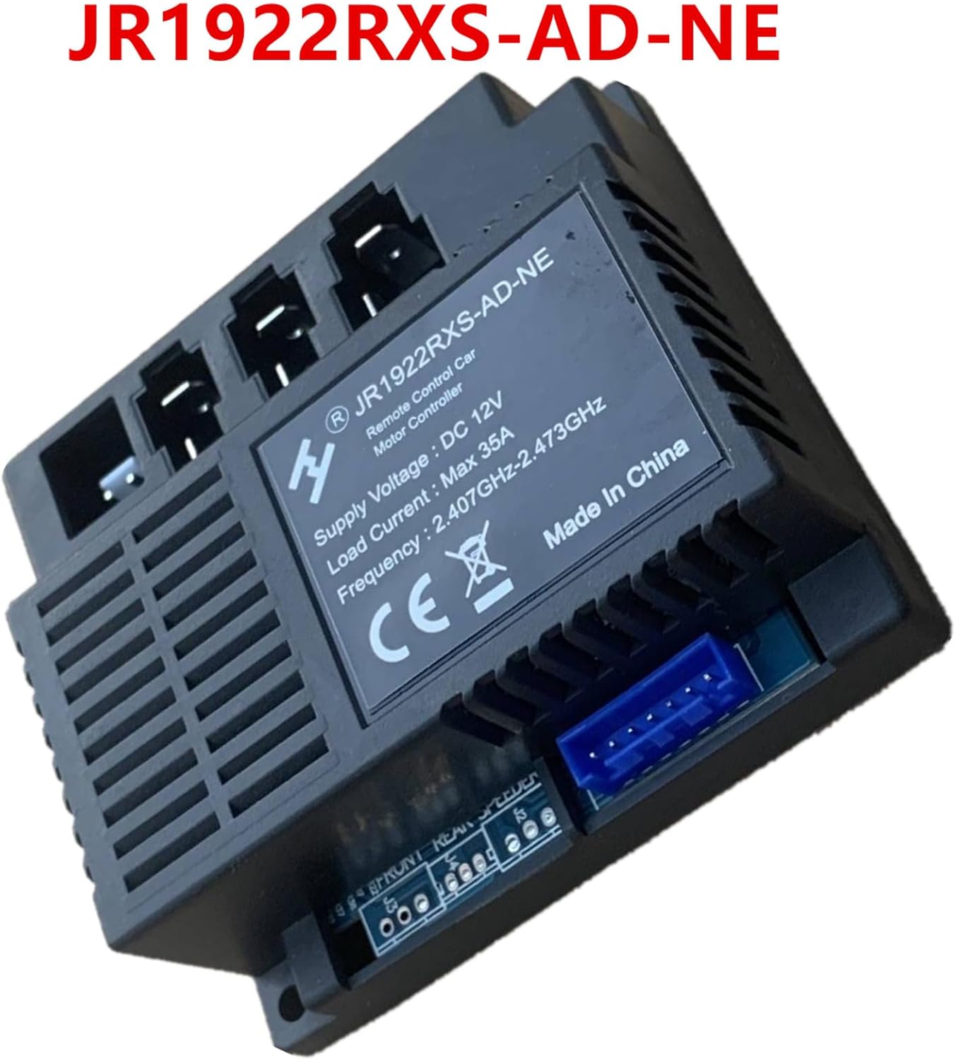 JR1922RXS-AD-NE 12V Niños Powered Ride on Car 2.4G Bluetooth Control remoto y receptor Kit Controlador Caja de Control Accesorios para Niños