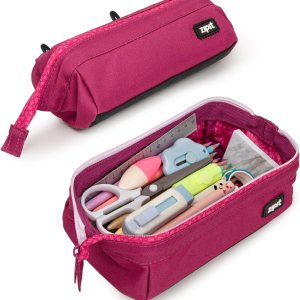 ZIPIT Lenny – Estuche para lápices para niñas, estuche de gran capacidad, estuche para lápices para la escuela, la universidad y la oficina (rosa) ZIPIT Lenny – Estuche para lápices para niñas, estuche de gran capacidad, estuche para lápices para la escuela, la universidad y la oficina (rosa)