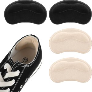 Sibba 2 pares de almohadillas para el talón, insertos autoadhesivos para botas y zapatos sueltos demasiado grandes, protectores de talón Sibba 2 pares de almohadillas para el talón, insertos autoadhesivos para botas y zapatos sueltos demasiado grandes, protectores de talón