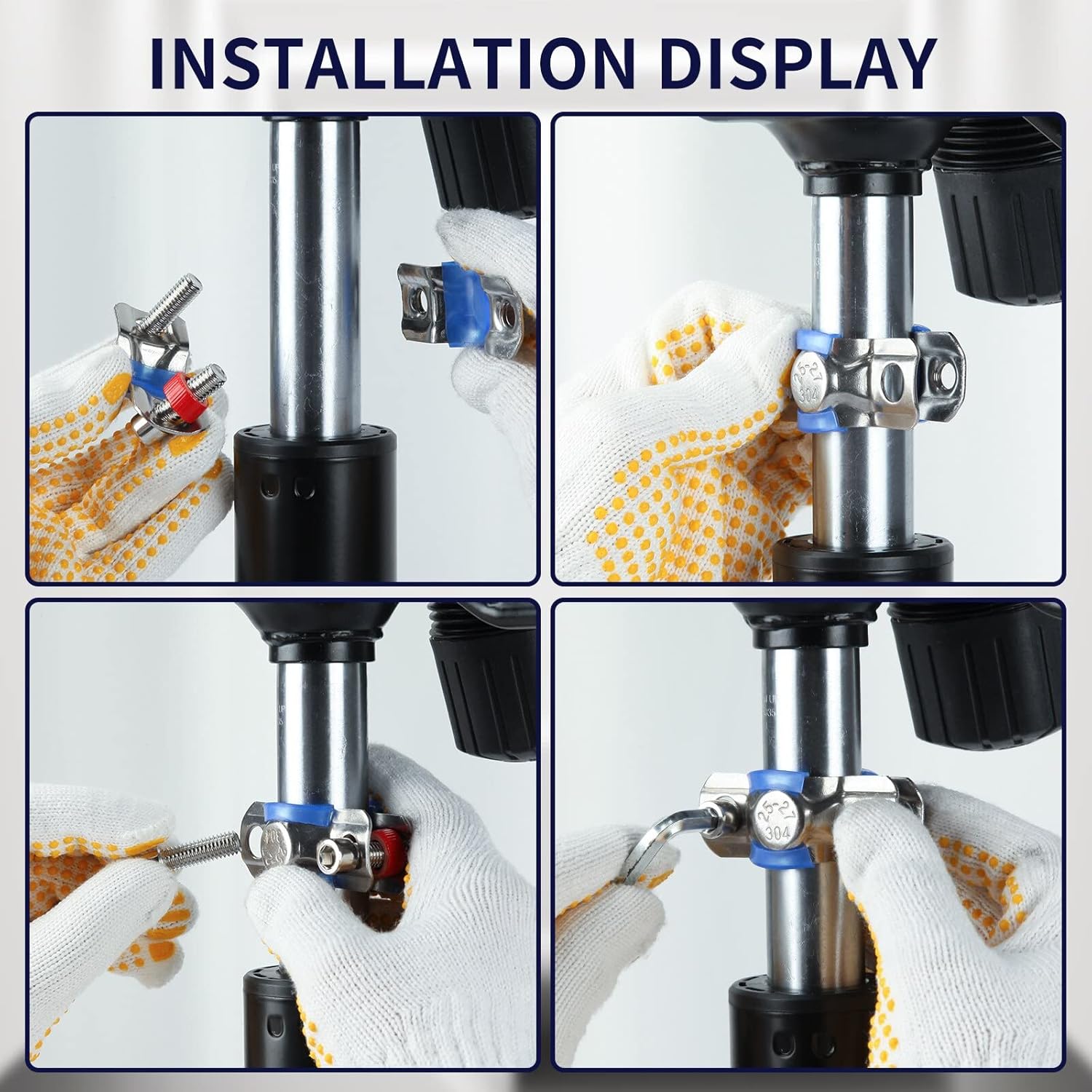 Juomid Fix Sinking – Silla de oficina de acero inoxidable 304, altura ajustable, tapón para silla de detener el hundimiento, bajando el hundimiento,