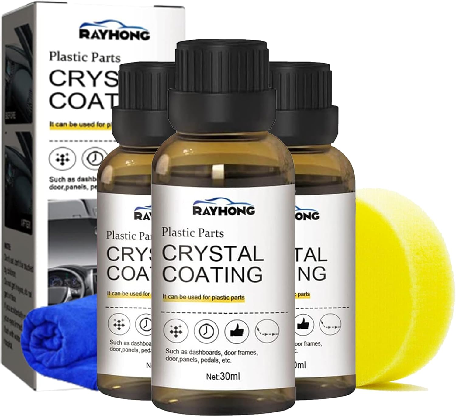 Piezas de plástico Revestimiento de cristal, Revestimiento de cristal para coche, Revestimiento de cristal para PláStico Del Carro, Revestimiento de