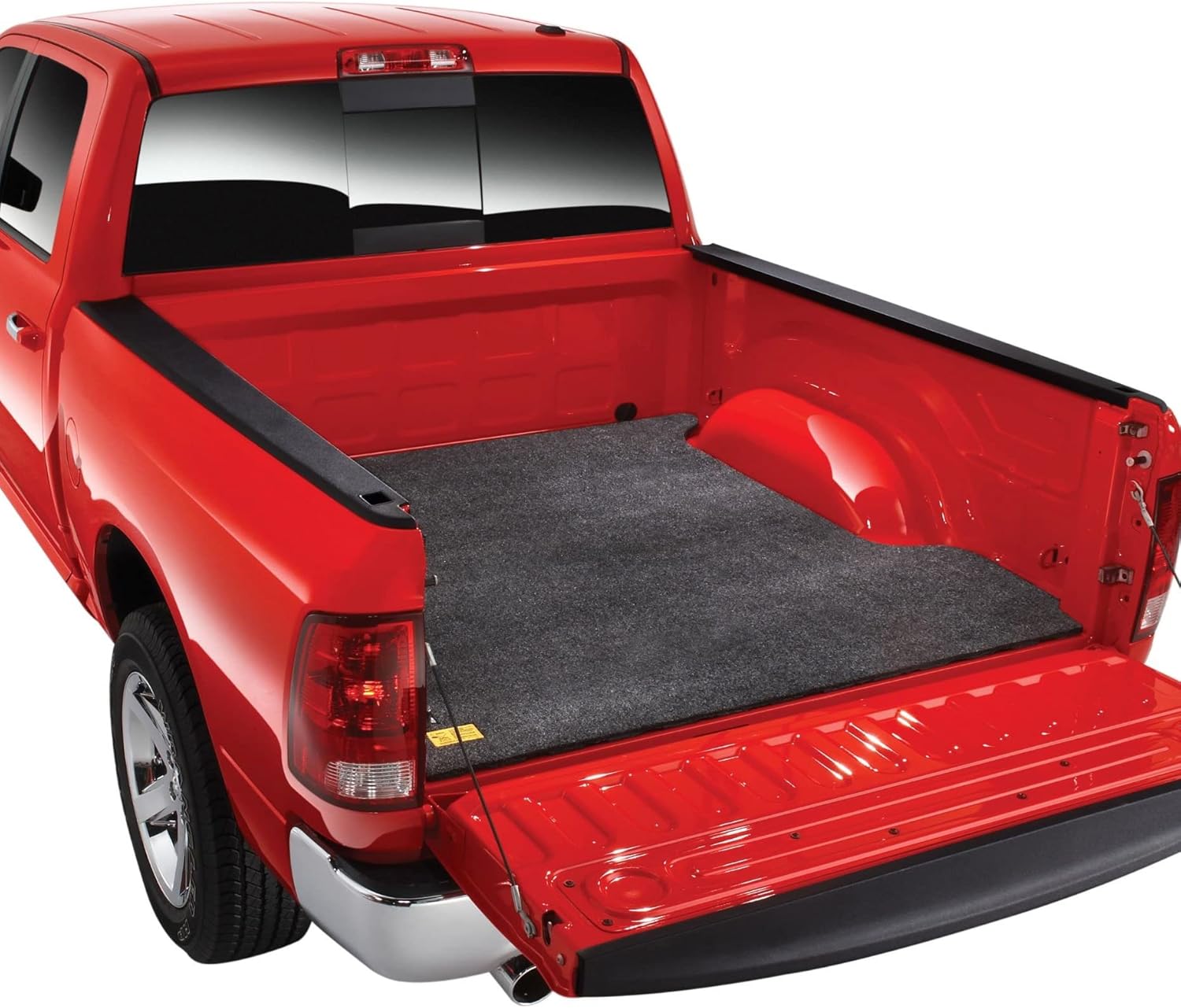 Bedrug Tapete de cama clásico  Se adapta a Ram 1500 2019 – 2024 (nuevo estilo de carrocería) (modelos con spray o sin forro de cama) 76.3 cama, gris