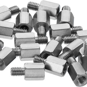 PATIKIL M3x6mm+0.157 in – Separador hexagonal macho-hembra, paquete de 20 tornillos de separación de PCB de acero inoxidable para placas base, cajas PATIKIL M3x6mm+0.157 in – Separador hexagonal macho-hembra, paquete de 20 tornillos de separación de PCB de acero inoxidable para placas base, cajas