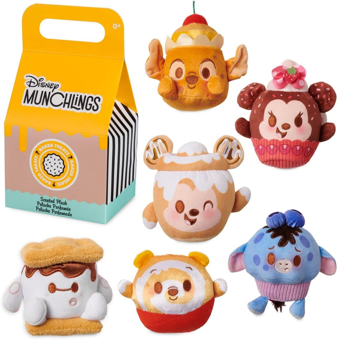 Disney Munchlings Mystery – Peluche perfumado  Golosinas horneadas  Micro 4 34 pulgadas