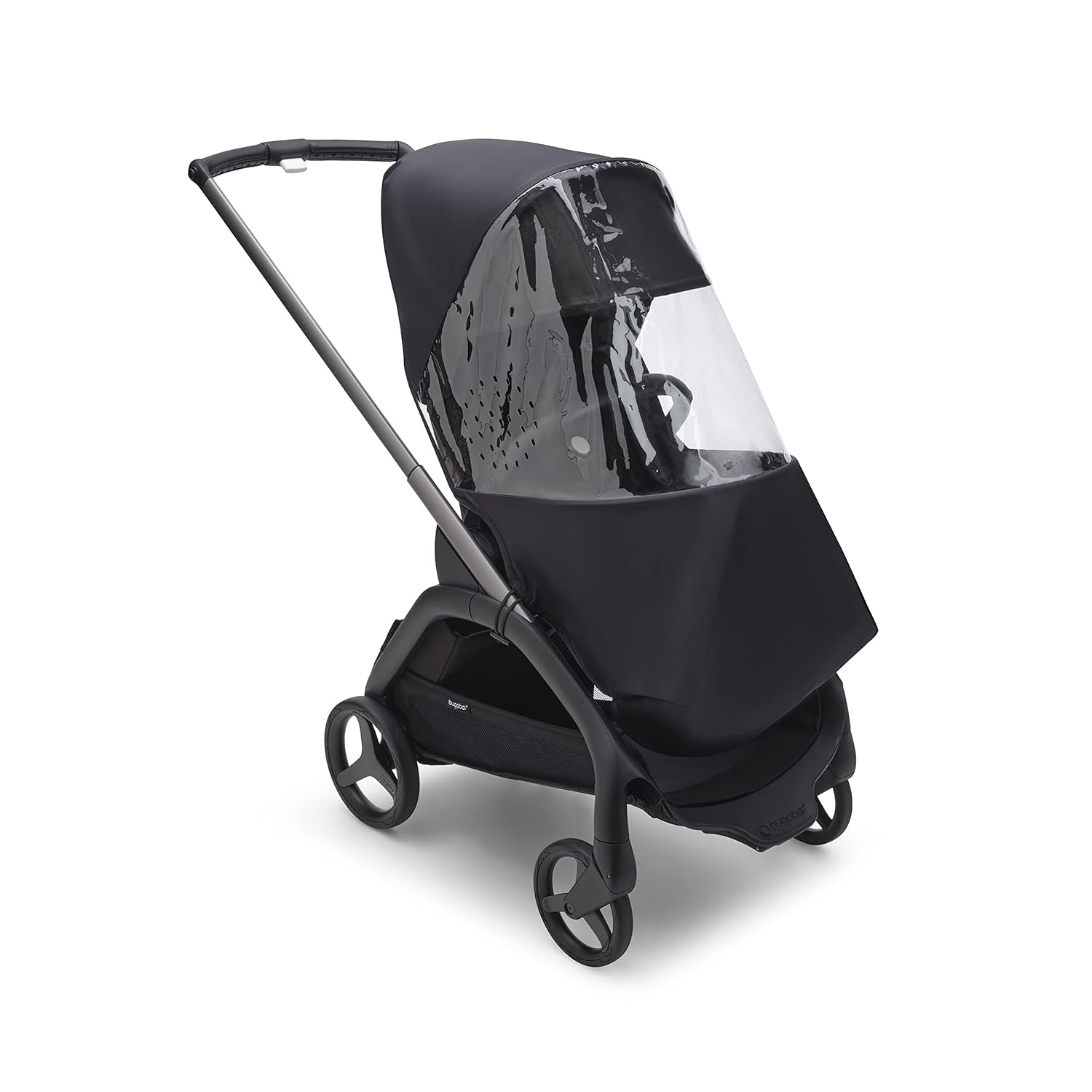 Bugaboo Cubierta de lluvia de libélula, transparente y compacta con fácil instalación
