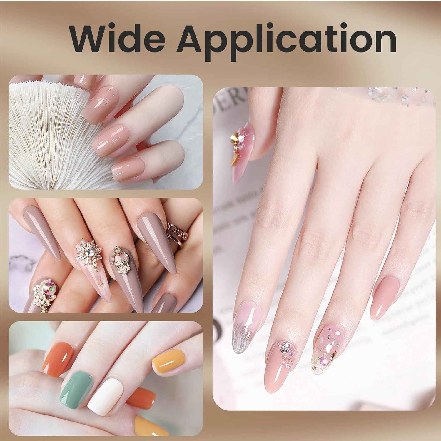 Gel constructor para uñas 7 en 1, gel fortalecedor transparente, gel constructor de uñas de color duro, gel de extensión de uñas para uñas de