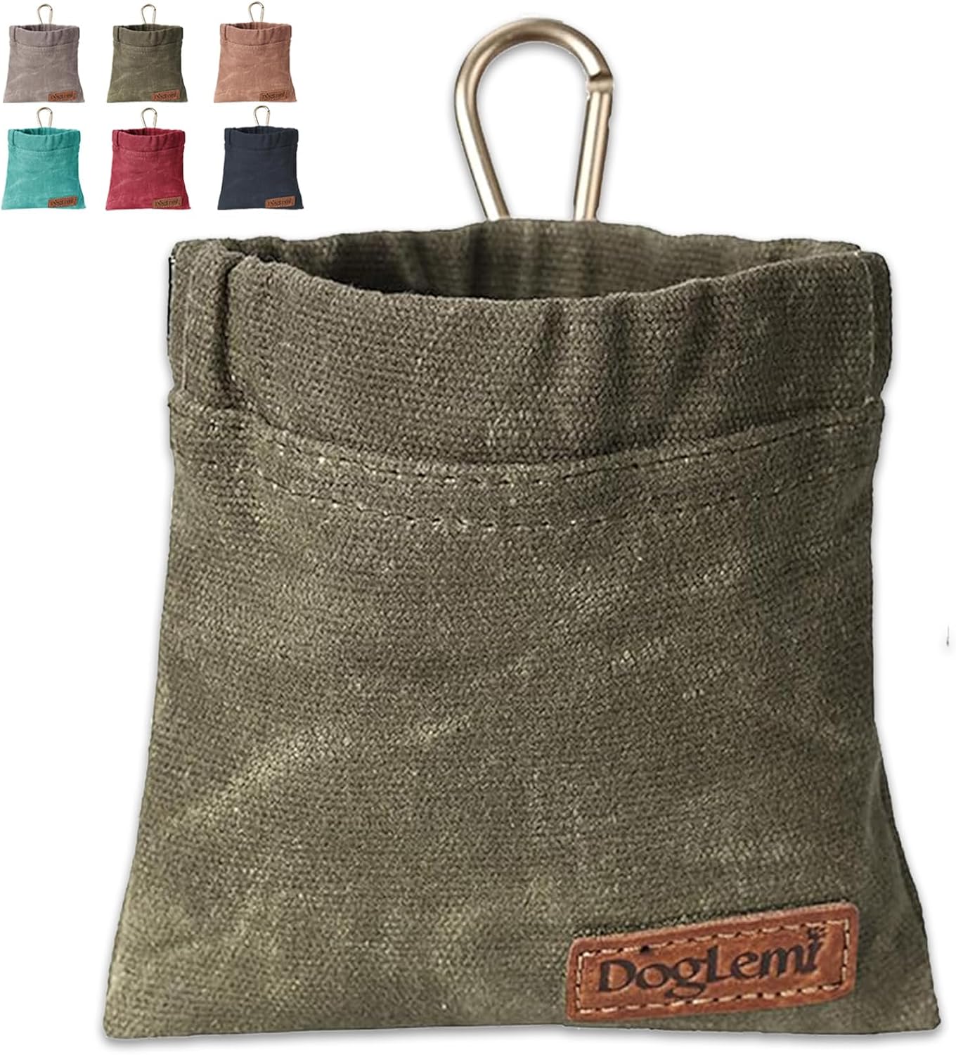Bolsa de golosinas para perros, bolsa de entrenamiento para perros y cachorros, bolsa de entrenamiento manos libres, incluye mosquetón, para viajes