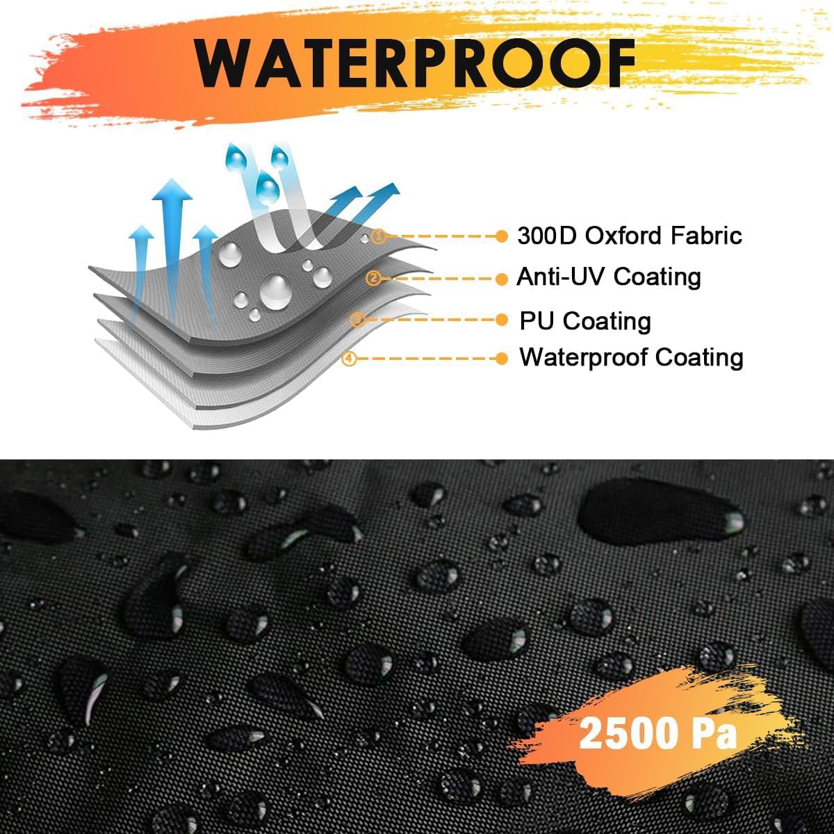 Funda impermeable para ATV 300D 4 ruedas, para todo tipo de clima, para exteriores, para Polaris Kawasaki, Suzuki, Honda, XL
