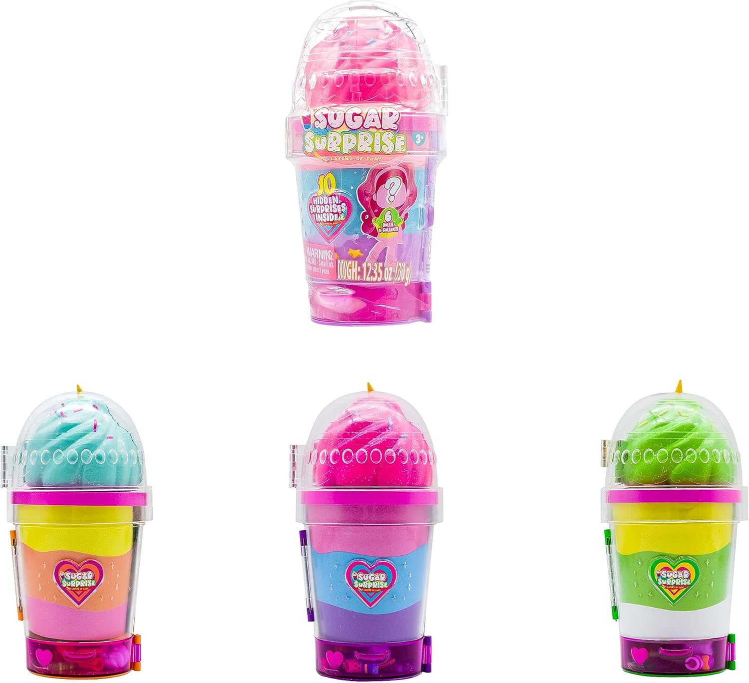 Muñecas coleccionables, 10 piezas sorpresa, accesorios reutilizables para pelusa y moho, juego sensorial, a partir de 3 años