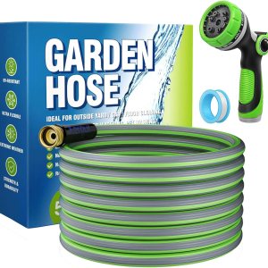 Manguera de jardín expandible de 2.5 pies, manguera de agua de 25 pies con 7 funciones de boquilla de pulverización, tubo de agua con accesorios de Manguera de jardín expandible de 2.5 pies, manguera de agua de 25 pies con 7 funciones de boquilla de pulverización, tubo de agua con accesorios de
