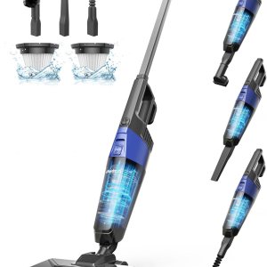 Aspiradora pequeña, aspiradora Aspiron Stick con potente succión de 20 kPa y taza de polvo de 0.88 cuartos de galón y cable de alimentación de 32 Aspiradora pequeña, aspiradora Aspiron Stick con potente succión de 20 kPa y taza de polvo de 0.88 cuartos de galón y cable de alimentación de 32