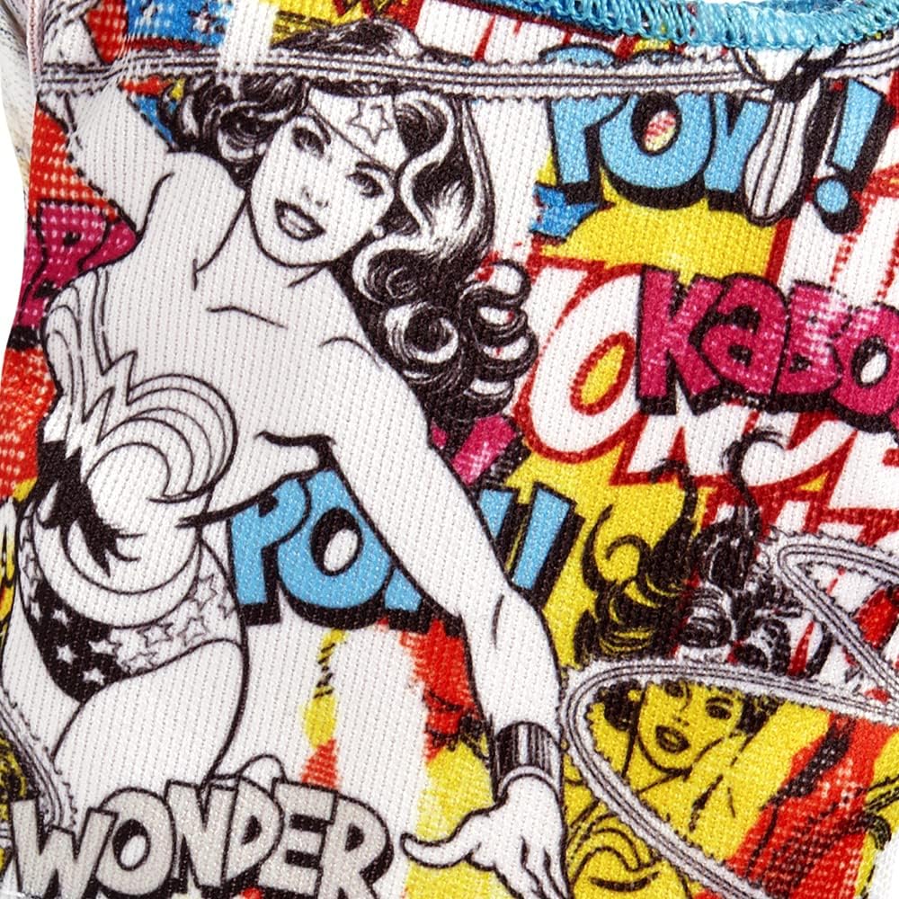 Barbie Ropa Wonder Woman Personaje Top Muñecas, Camiseta gráfica colorida, Regalo para niños de 3 a 8 años