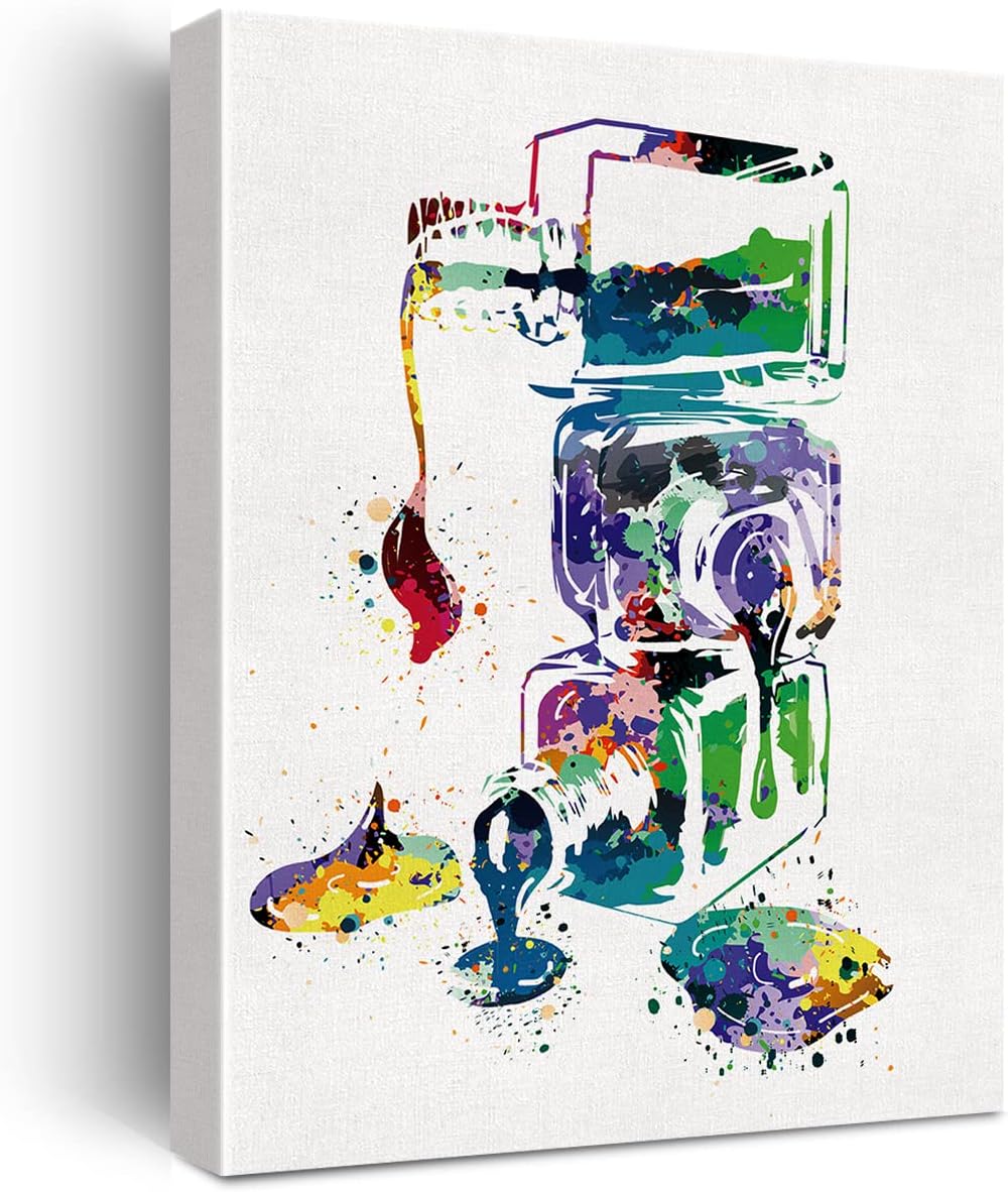 Esmalte de uñas en acuarela lienzo para arte de pared, arte de uñas, lienzo impreso, pintura, maquillaje, salón de uñas, decoración de pared,