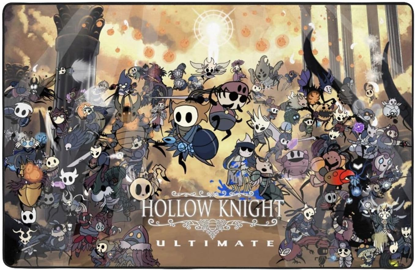NALCKA Alfombra hueca de caballero de anime antideslizante, ultra suave, alfombra grande para dormitorio, sala de estar, cocina, decoración del