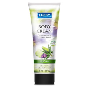 Lucky Super Soft Crema corporal, aloe vera, 8 onzas Lucky Super Soft Crema corporal, aloe vera, 8 onzas