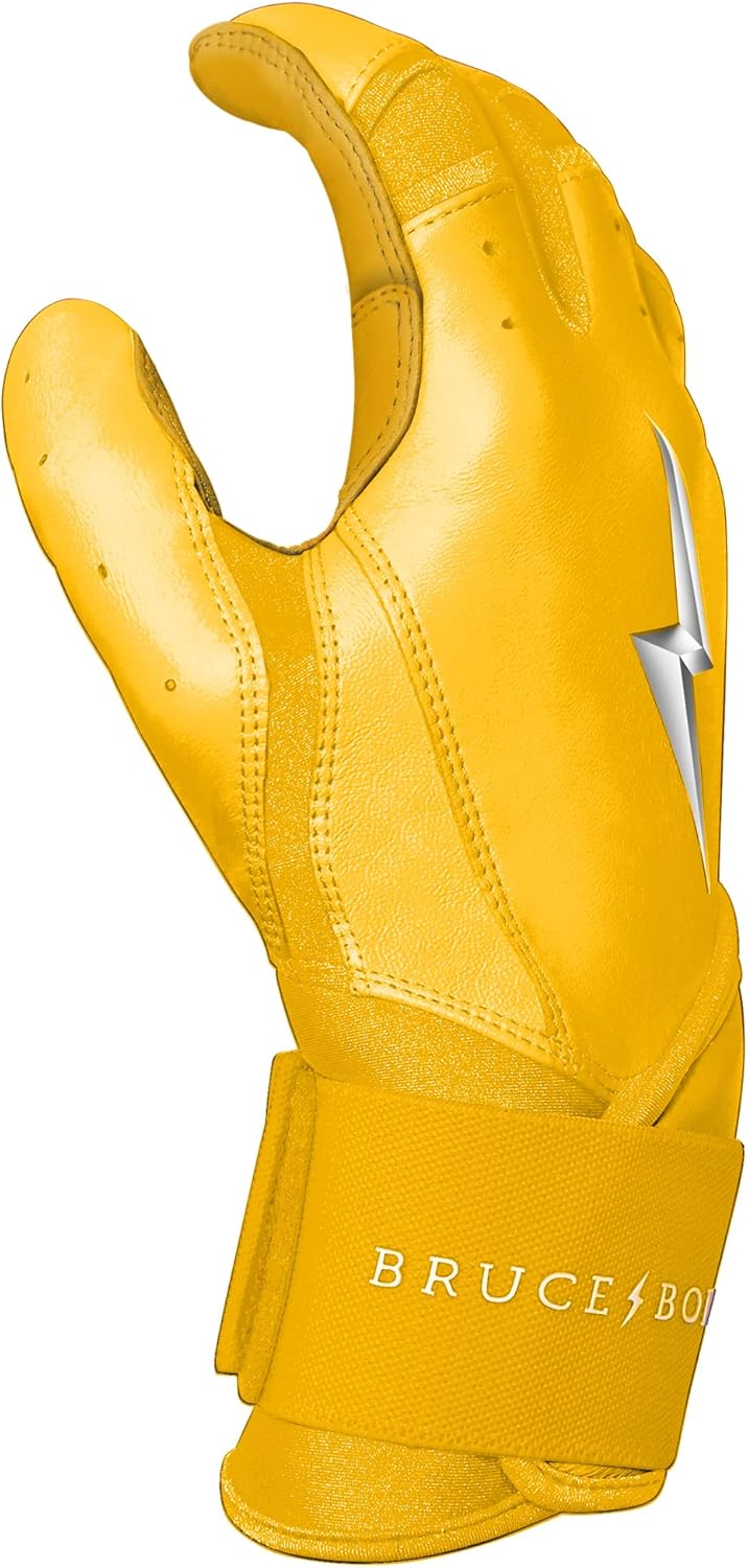 BRUCE BOLT Original Series – Guantes de bateo de puño largo, varios colores, tallas para adultos y jóvenes