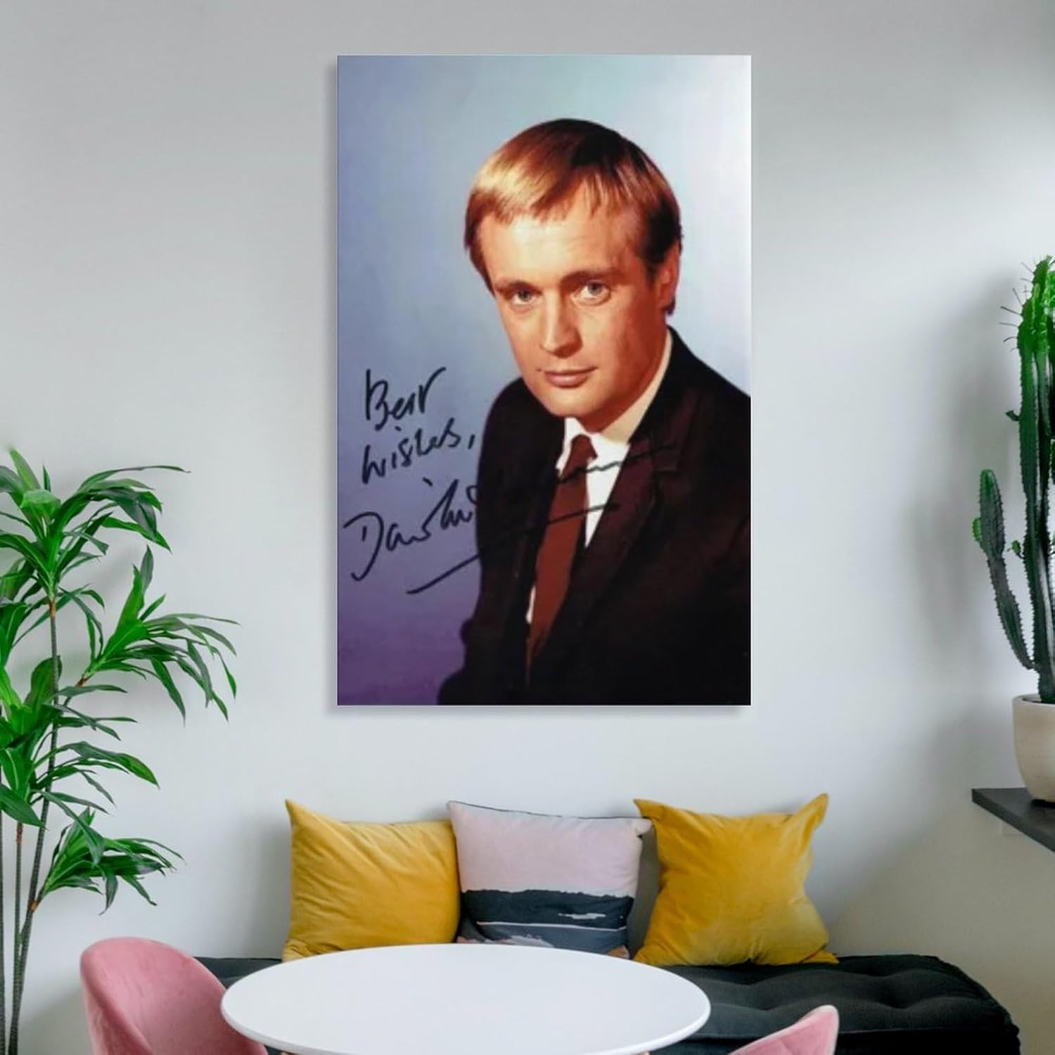 Póster de David McCallum (31) impresión de imágenes de arte de pared, póster de lienzo, obras de arte, idea de regalo, estética, 16 x 24 pulgadas