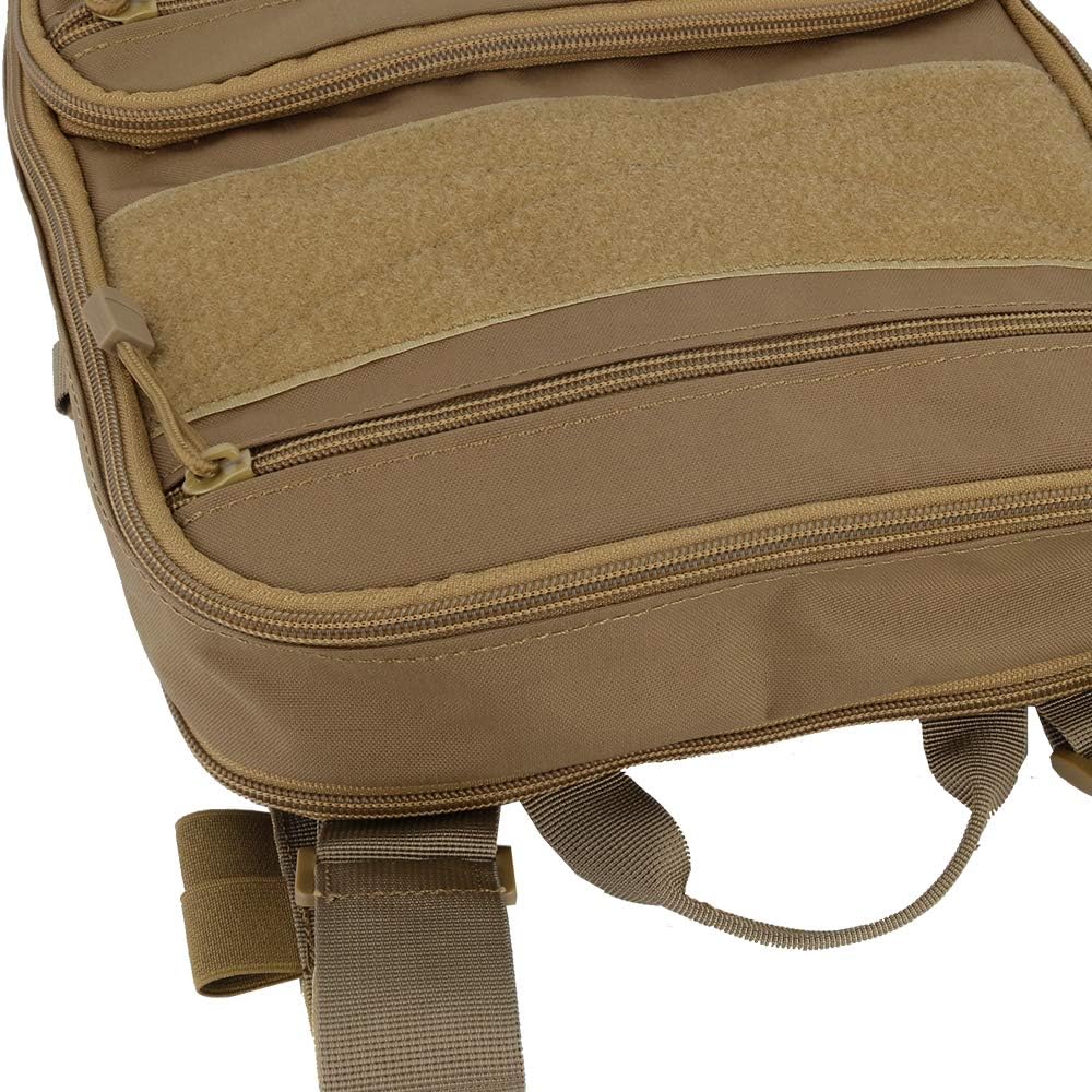 Mochila táctica, mochilas militares MOLLE para hombres, al aire libre, caza, camping, airsoft, expansible (Multicam), T, Viajar