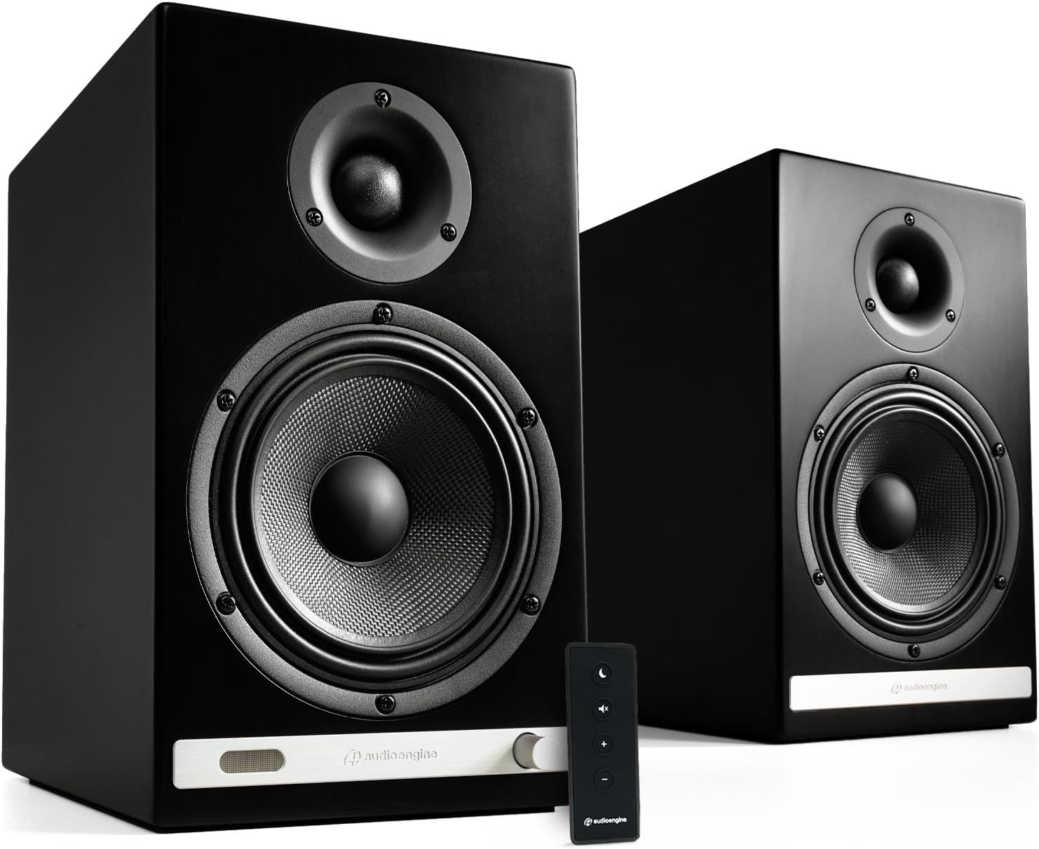 Audioengine Altavoces HD6 Premium para estantería – Altavoces Bluetooth inalámbricos de 150 W – Potente sistema de música en casa – Sistemas de cine