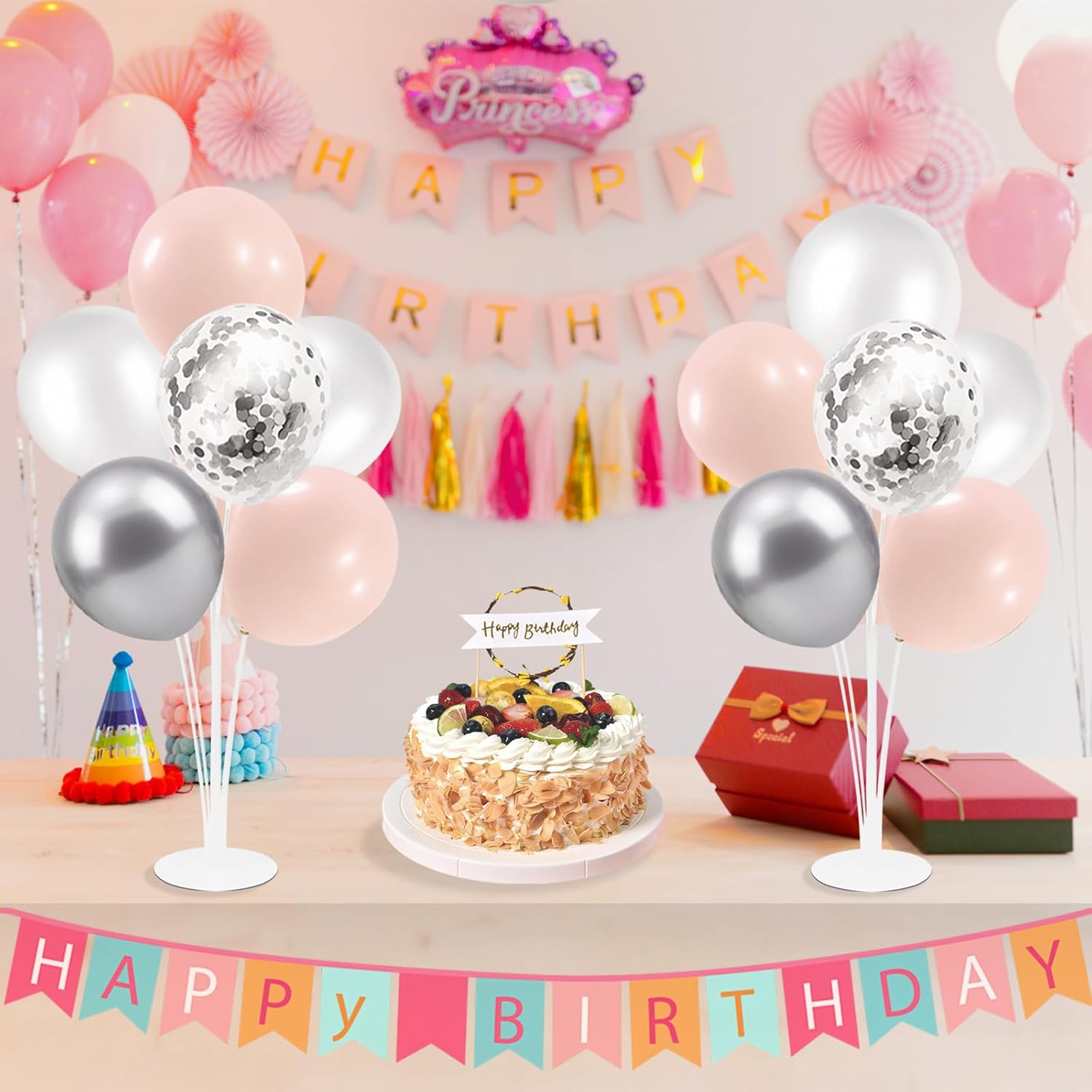 Soporte de globos, decoración de mesa para fiesta de baby shower, boda, compromiso, despedida de soltera, aniversario, día de la madre, cumpleaños