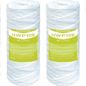 MewMore Cartucho de filtro de agua de 5 micrones para toda la casa, filtros de sedimentos para heridas de cuerda para agua de pozo, repuesto para MewMore Cartucho de filtro de agua de 5 micrones para toda la casa, filtros de sedimentos para heridas de cuerda para agua de pozo, repuesto para