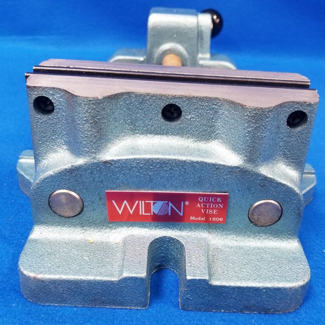 Wilton Prensa de taladro Cam-Action, ancho de mandíbula de 6″, apertura máxima de 6-316″ (modelo 1206)