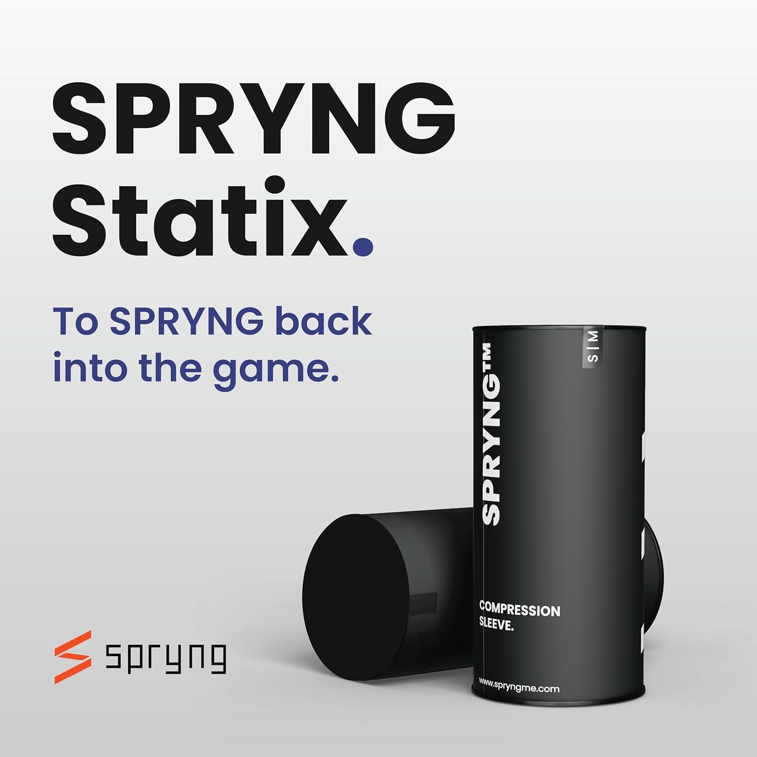 SPRYNG Statix – Mangas de compresión de brazo completo para hombres y mujeres, mantiene la forma, no se enrolla hacia abajo, mangas de brazo para