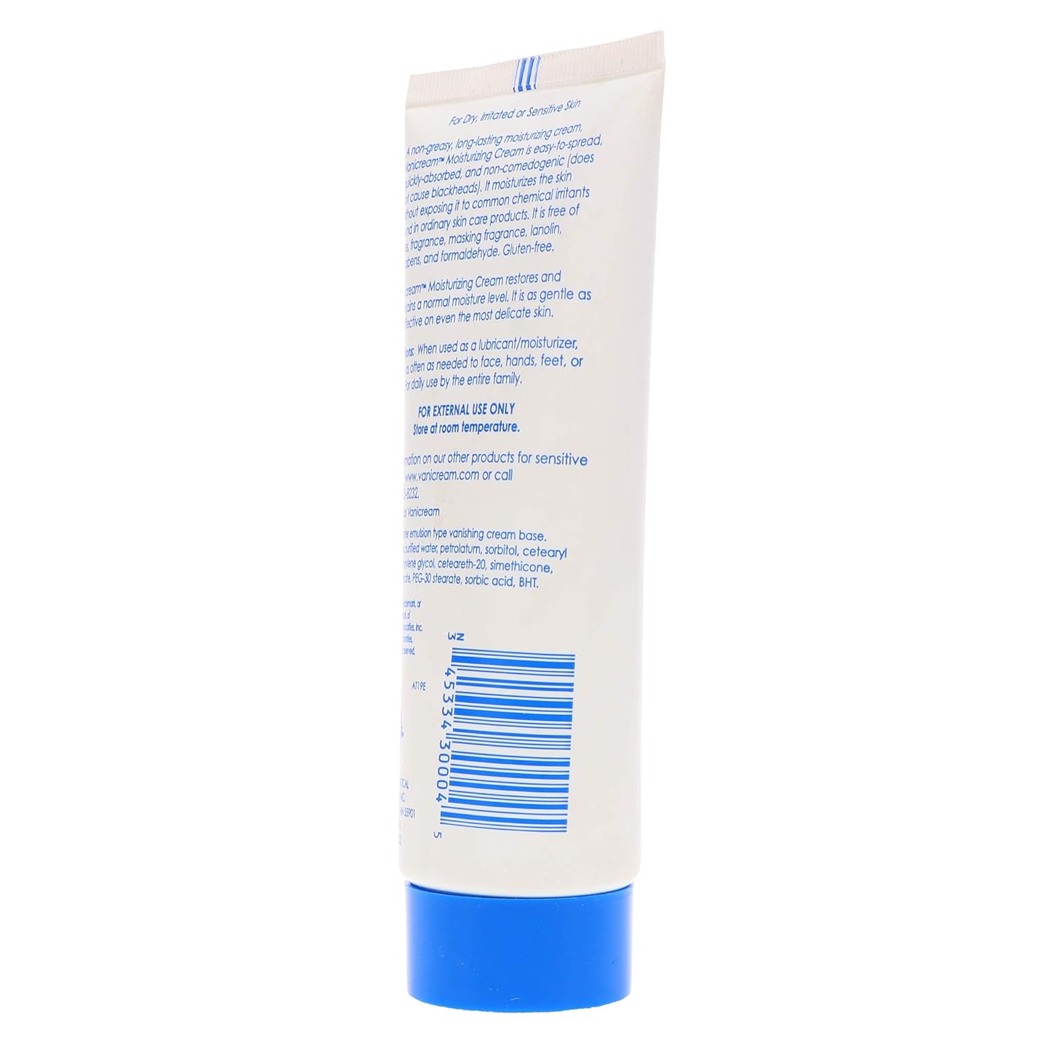 Vanicream Tubo de crema para la piel, 4.0 onzas