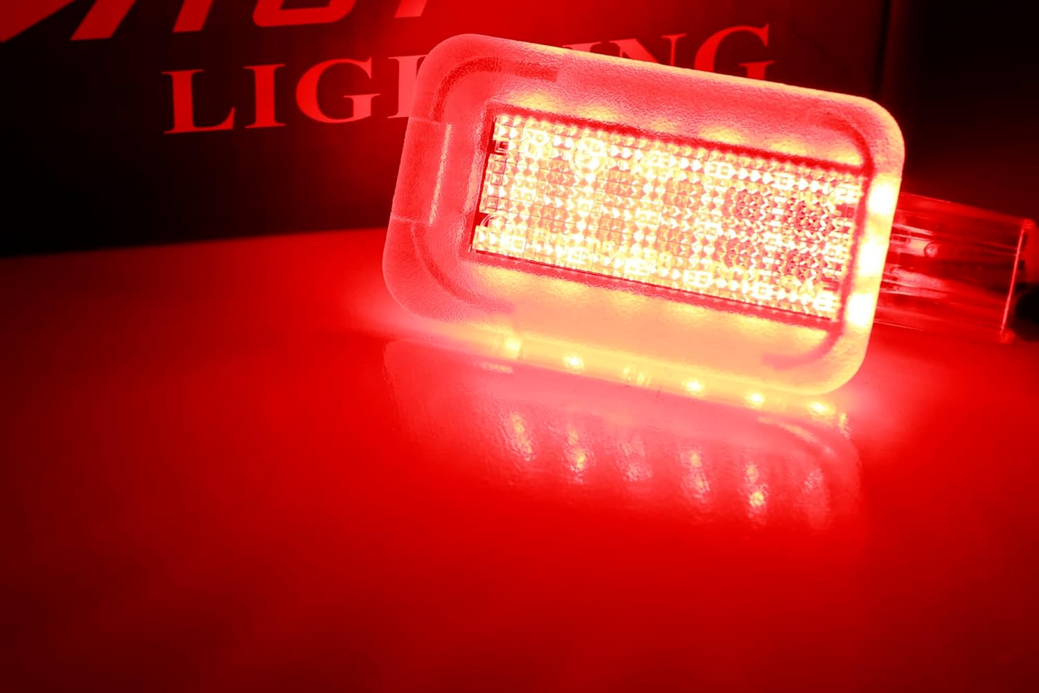 iJDMTOY Conjunto de luz LED para maletero de 2 W, de alta potencia, color rojo brillante, para área de carga, compatible con Honda, compatible con