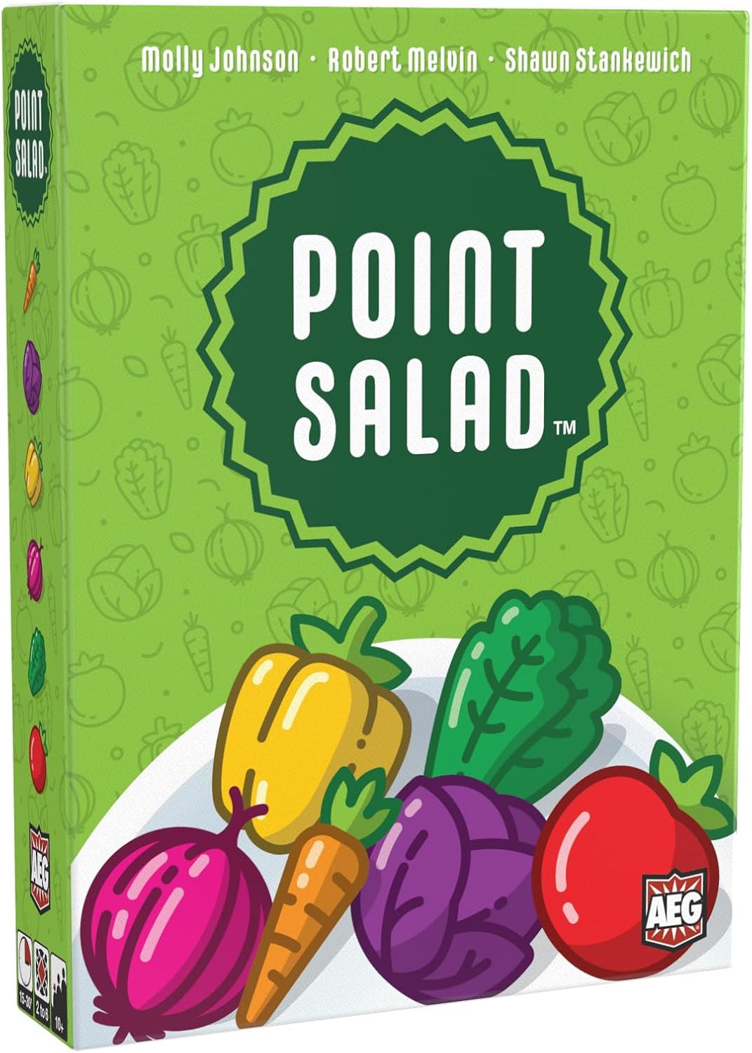 Alderac Entertainment Group (Aeg) & Flatout Games  Point Salad – Juego de cartas galardonado para toda la familia  Fácil de aprender  Rápido de
