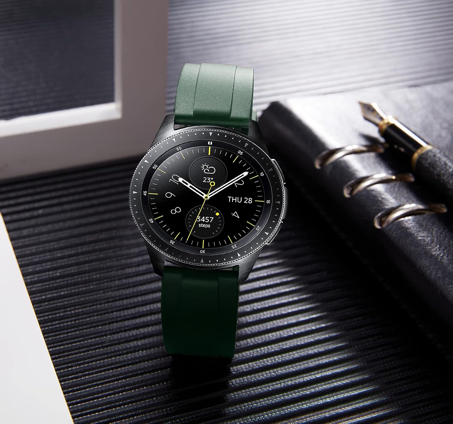 BINLUN Correas de reloj de silicona de liberación rápida, correas de reloj de goma de repuesto de 0.709 in, 0.748 in, 0.787 in, 0.827 in, 0.866 in,