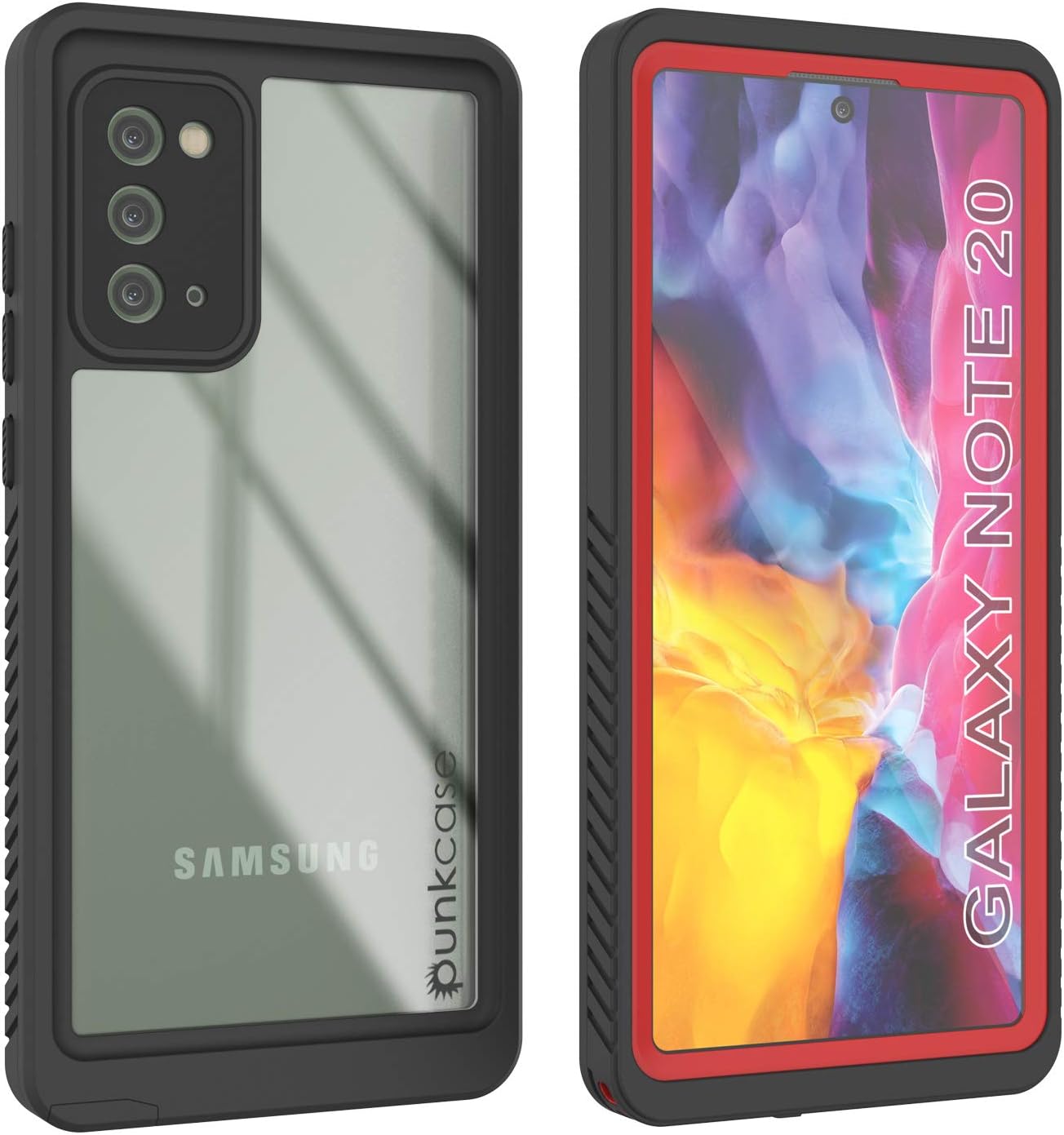 Punkcase Funda impermeable Note 20 Serie Extrema ajuste delgado certificado IP68 a prueba de golpes a prueba de suciedad a prueba de nieve cubierta