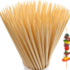 BLUE TOP 200 pinchos de bambú natural de 10 pulgadas de   0.157 in palos de bambú para asar a la parrilla, barbacoa, kabob palitos de caramelo para BLUE TOP 200 pinchos de bambú natural de 10 pulgadas de   0.157 in palos de bambú para asar a la parrilla, barbacoa, kabob palitos de caramelo para