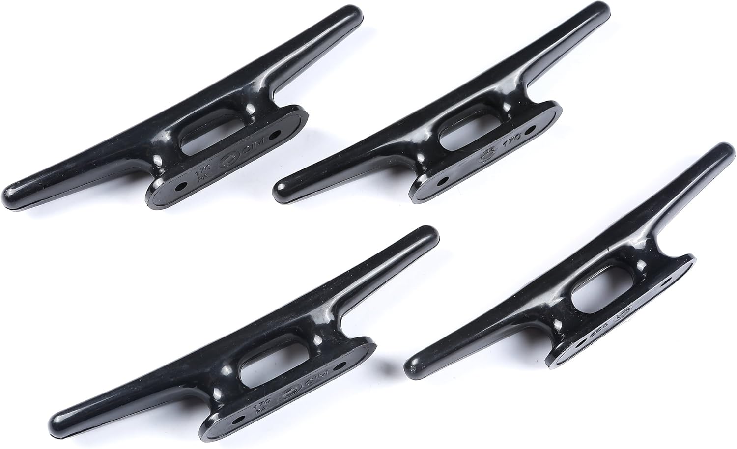 Tacos de barco Dock Nylon Tacos Kayak Negro 4 Pack