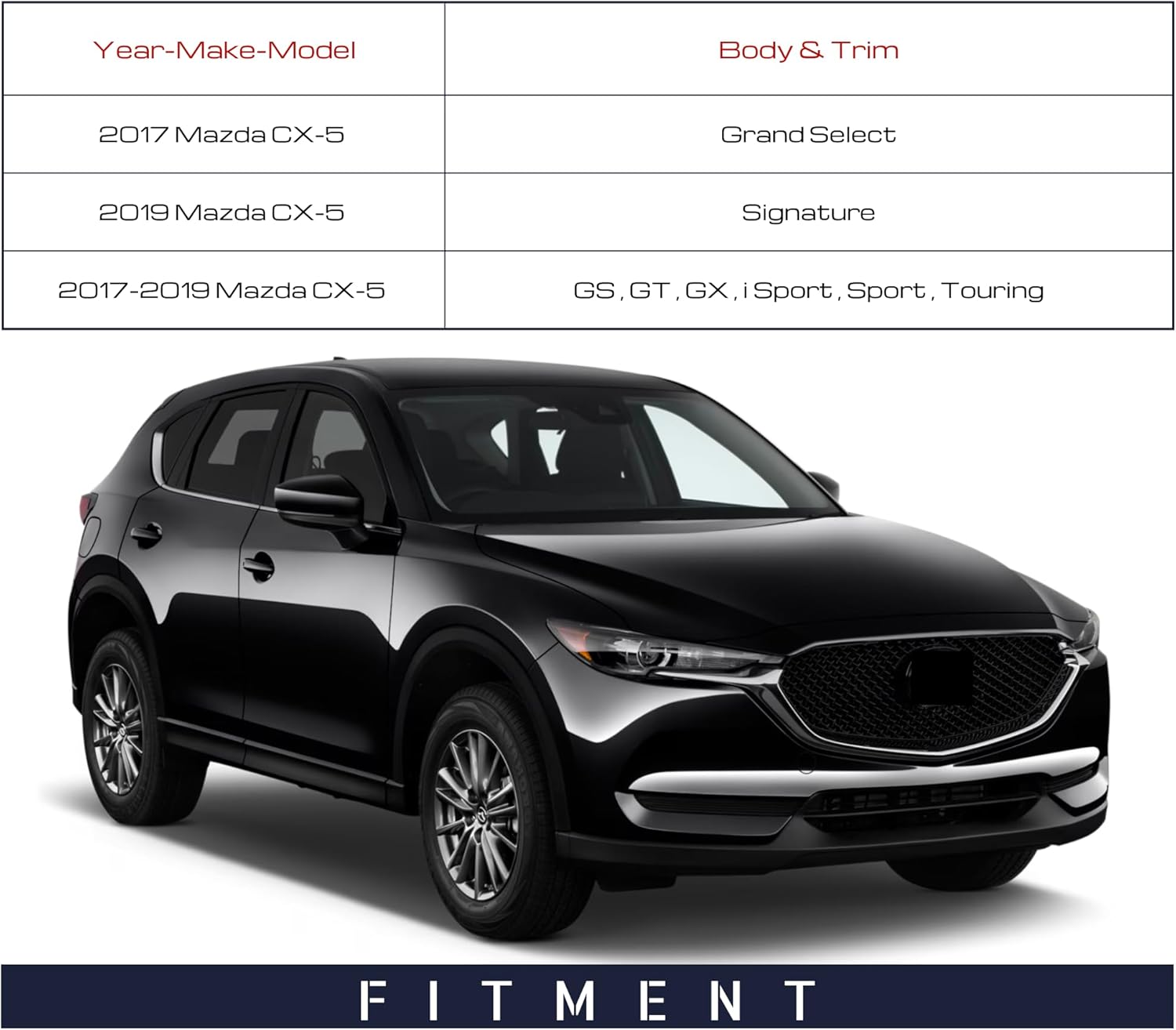 Spieg Reemplazo del espejo lateral del pasajero para Mazda CX-5 2017-2019 señal de giro LED con calefacción eléctrica PTM 6PIN (derecha)