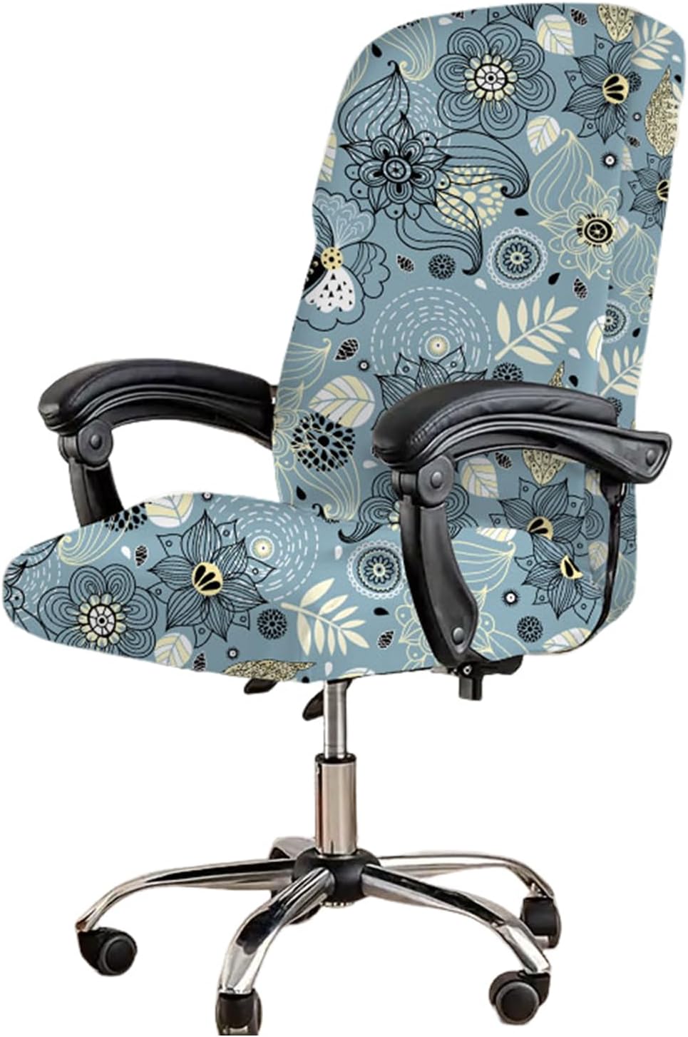HAOYONG Fundas elásticas para sillas de oficina, fundas suaves para silla de escritorio, fundas para silla de jefe, fundas universales para silla