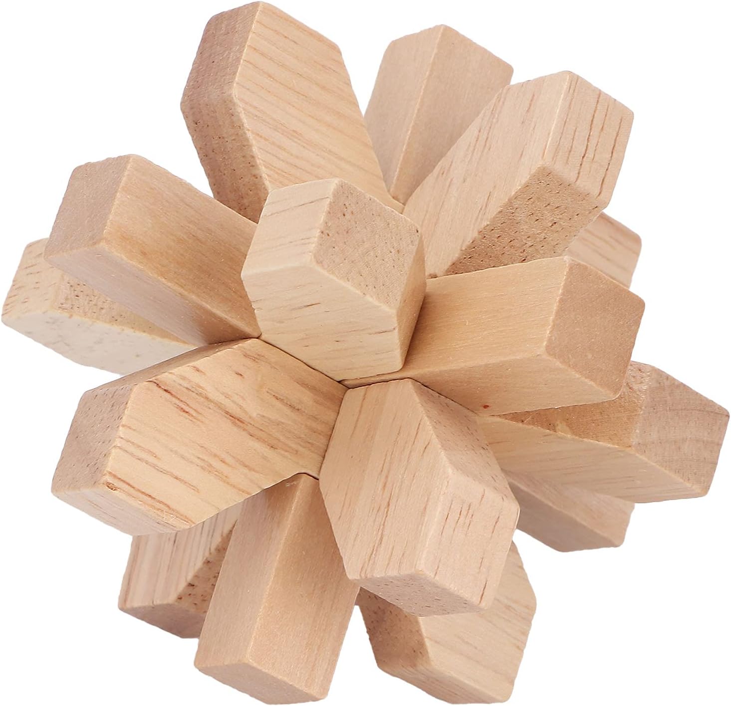 Rompecabezas de madera para el cerebro, rompecabezas de desenmarañamiento de bloqueo, rompecabezas de madera entrelazados, juguete de prueba de