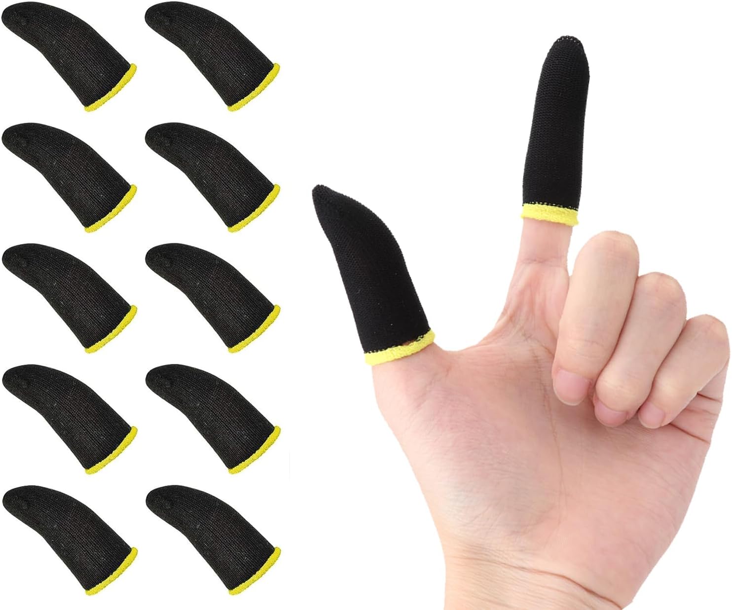 GENDA PUBG – Fundas para dedos de teléfono móvil para juegos, guantes transpirables antisudor para juegos, mangas para pulgares, juegos móviles,