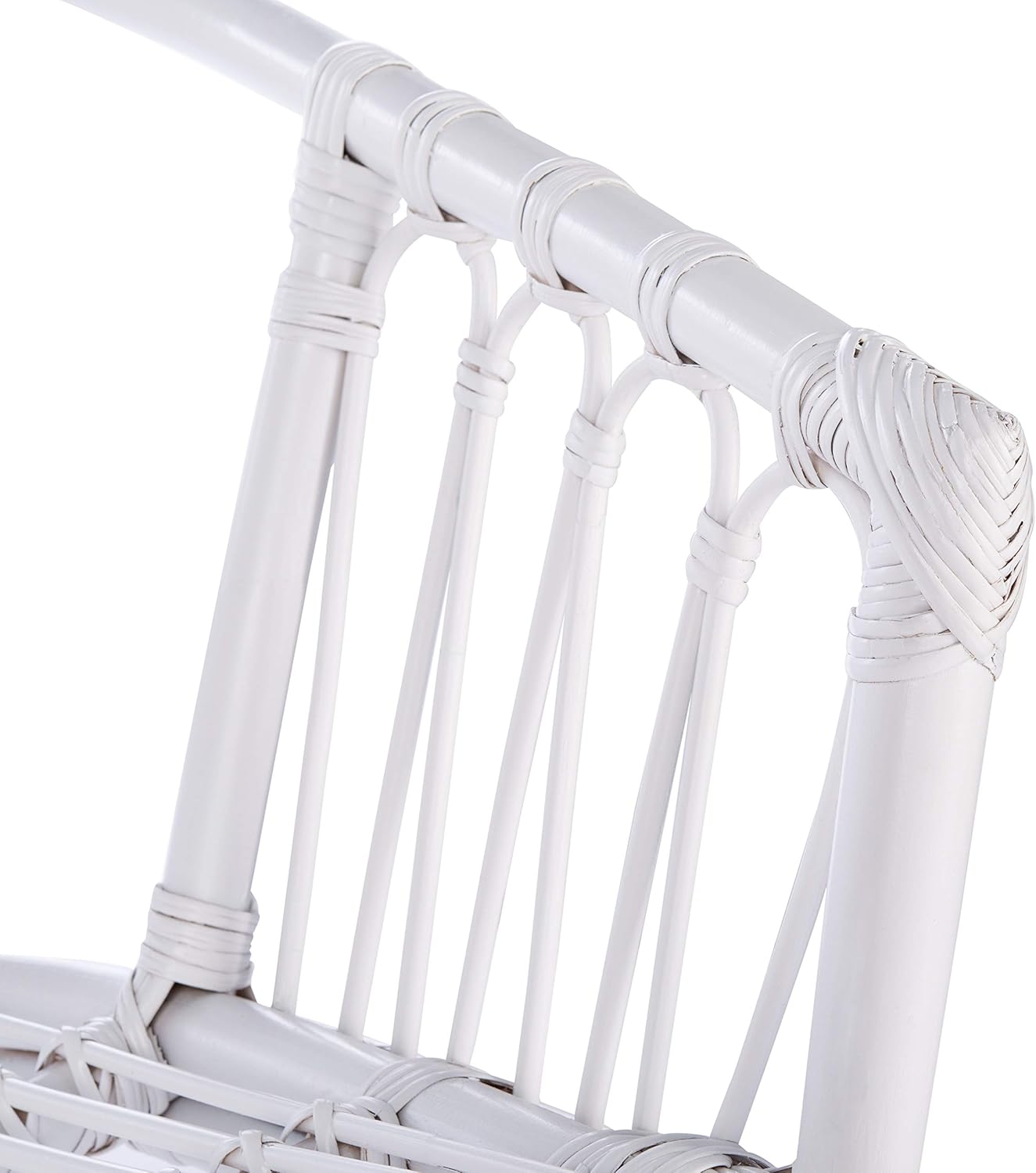 Safavieh Home Adriana Coastal White Rattan (juego de 2) Silla decorativa, 0