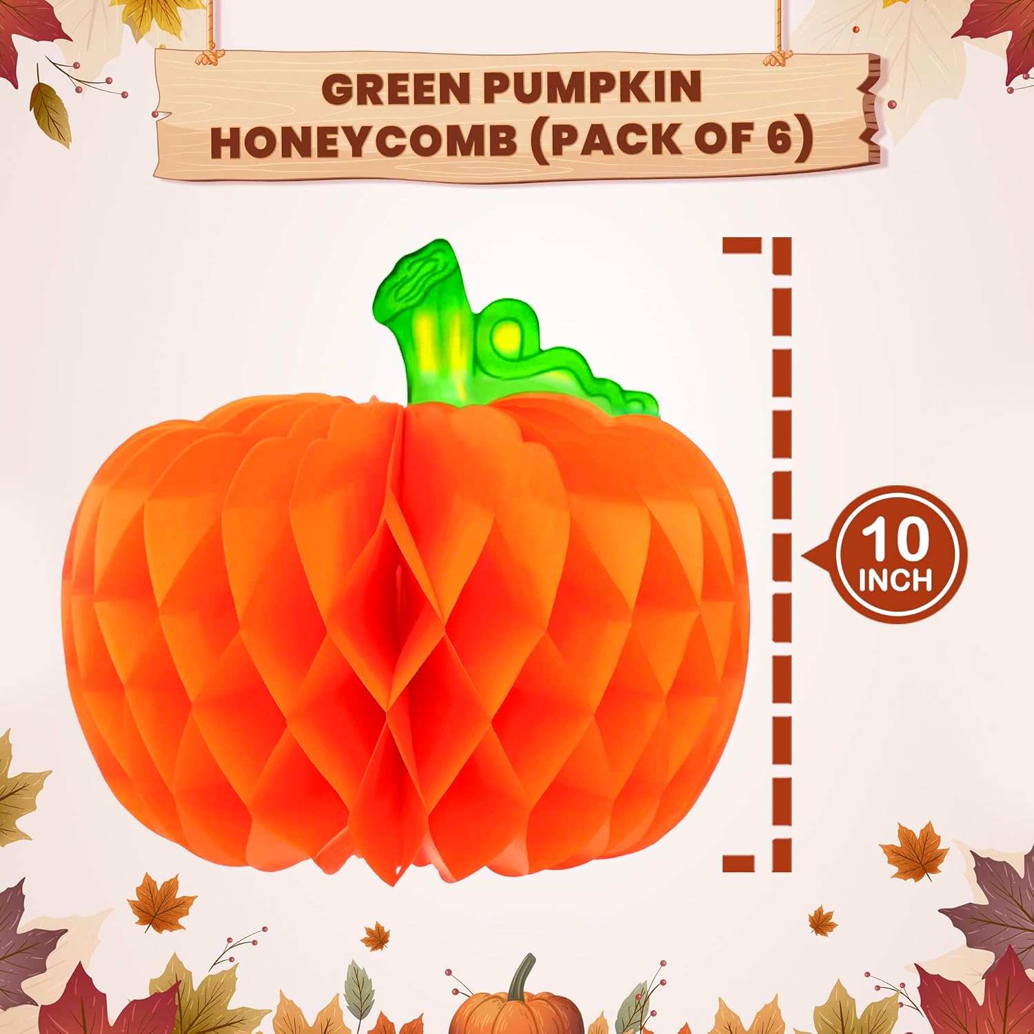 KatchOn, Remolinos de otoño para decoraciones de otoño para el aula, paquete de 30, no puedes hacerlo tú mismo, centro de mesa de calabaza de panal