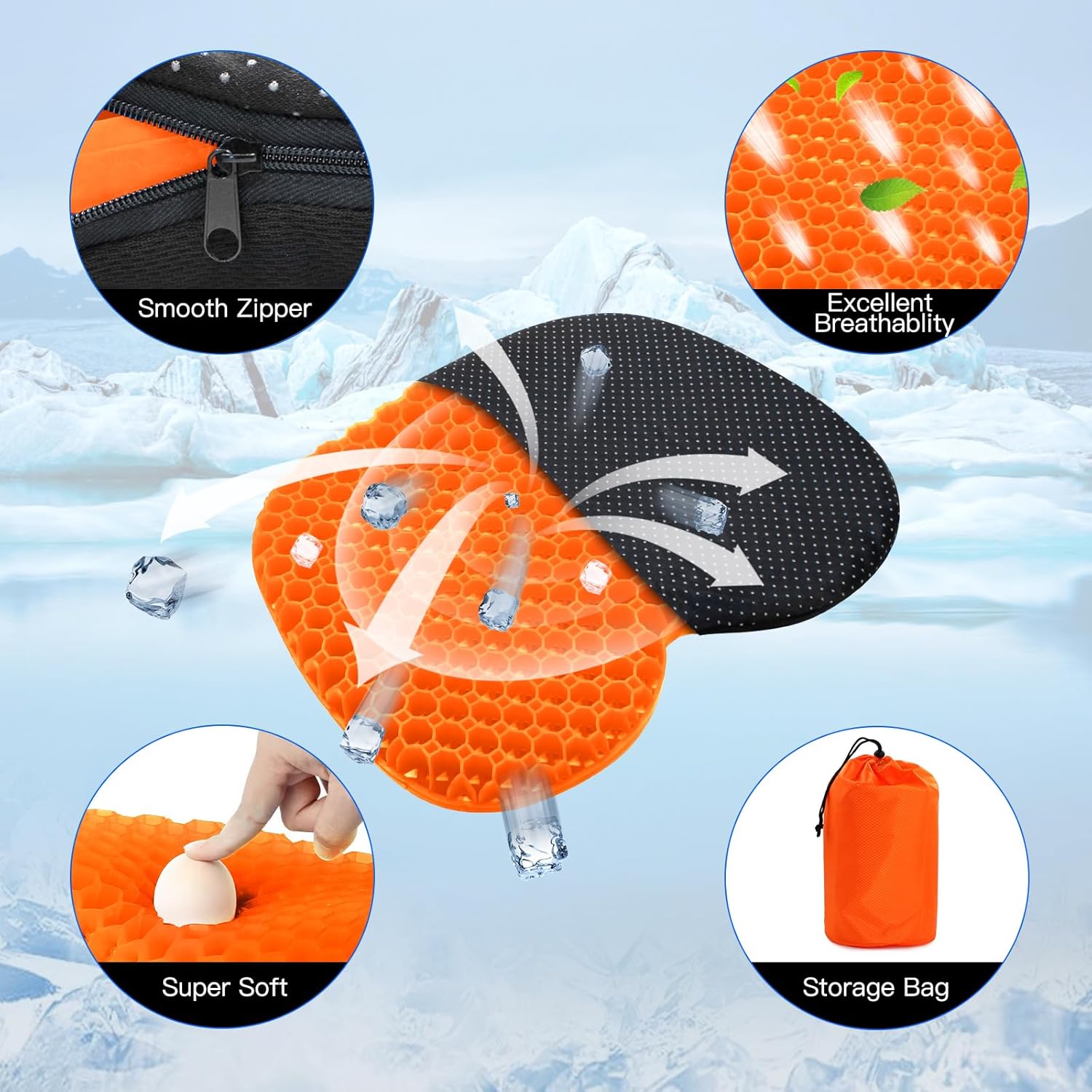 Cojín antideslizante para asiento de kayak, almohadilla de asiento gruesa para silla de kayak, cojín de asiento de deportes acuáticos, impermeable,